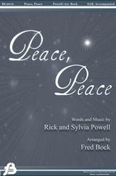 Peace, Peace SATB choral sheet music cover